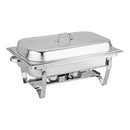 Chafer Buffet Banquete Rectangular 12lts Acero Inoxidable