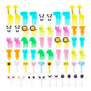Pack 8 Palitos De Fruta Surtidos Monitos Muñecos Comidas Colores