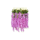 Pack De 12 Colgantes De Flores Artificiales Guirnaldas Fucsia