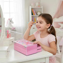 Kit Maquillaje Infantil Theck Princess Con Accesorios