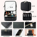 Maleta Organizadora De Maquillaje Profesional Con Espejo Led Negro