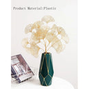 Hojas Huecas Artificiales Dorada Decorativa Vara Grande
