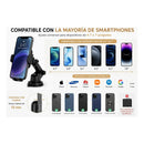 Soporte Celular Auto Ventosa Ajustable 360° Theck Negro