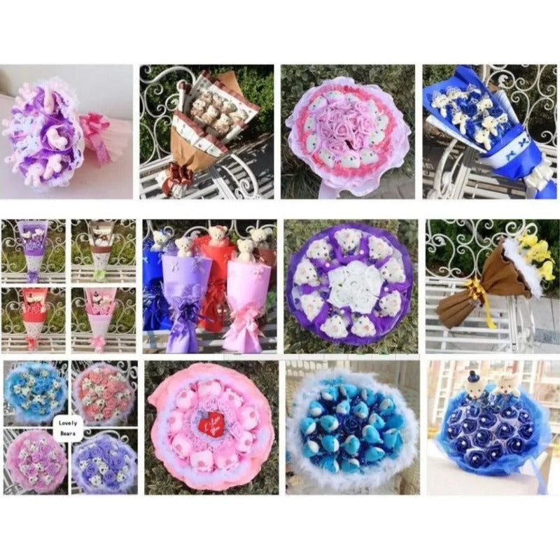 Pack De 10 Peluches Ositas Plumavit X10 Unidades Ecodeco
