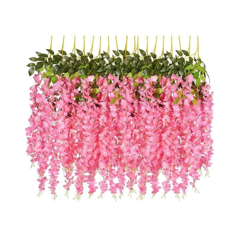 Pack De 12 Colgantes De Flores Artificiales Guirnaldas