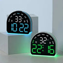Reloj De Mesa Theck Thk-5522-1 Color Negro