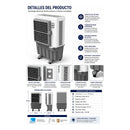Enfriador De Aire Theck 100l 480w Con Control Remoto Blanco
