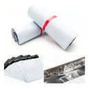 X100 Bolsas Courier Embalaje Blanca Autoadhesivo 17x30cm Color Negro