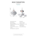Ventilador Solar 2 En 1 Con Luz Led Plegable Camping Exterio Blanco