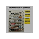 Zapatero 6 Niveles Organizador De Zapatos Estante Shoe Rack