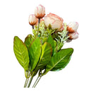 Ramo Rosas Peonias Flores Artificiales Decoración