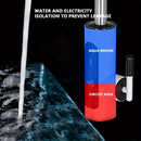 Llave Grifo Agua Caliente Eléctrico Para Lavaplatos Color Pl Acabado Brillante Color Plateado