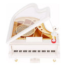 Caja De Música Piano Ballet Girl Caja Musical Bailarina Blanco Bailarina