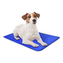 Manta Gel Frío Fría Para Mascotas Md:50x65 Cm Perro Gato Color Azul Azul Marino Rectangular