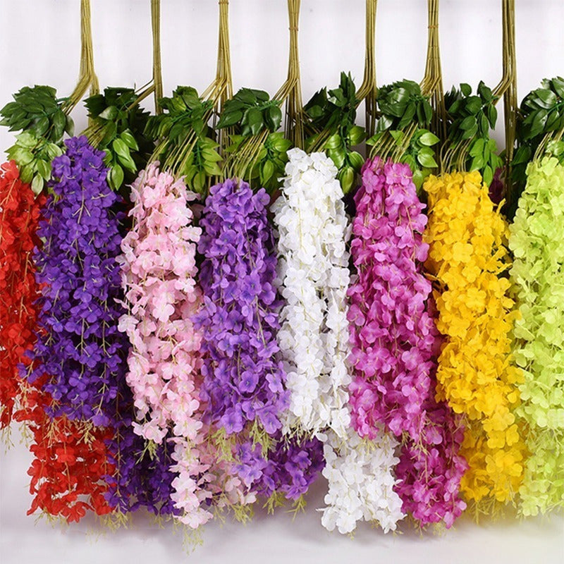 Pack De 12 Colgantes De Flores Artificiales Guirnaldas