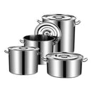 Olla Industrial Acero Inoxidable 20 Litros 30x32 Cocina Pro