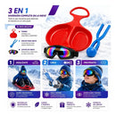 Trineo Nieve Theck Infantil Con Lentes Y Molde Para Bolas Ki Surtido/azar