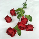 Peonías Artificiales Flor De Seda Ramo De Peonía En Vara