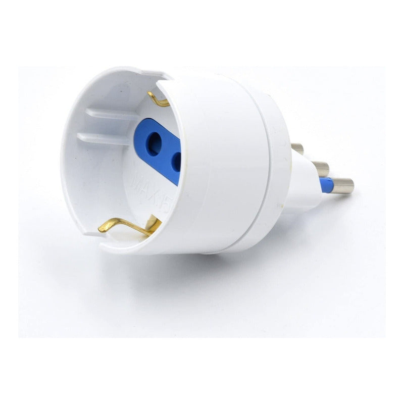 Adaptador Eléctrico Schuko 10a 250v 1500w Sec