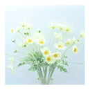 Amapolas Flores Artificiales Textura Realista Anemonas