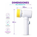 Cepillo Eléctrico Magic Brush 5 En 1 Recargable Usb Blanco