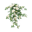 Pack 2 Barras Colgantes Rosa Artificial Enredadera Eco & Deco 80cm