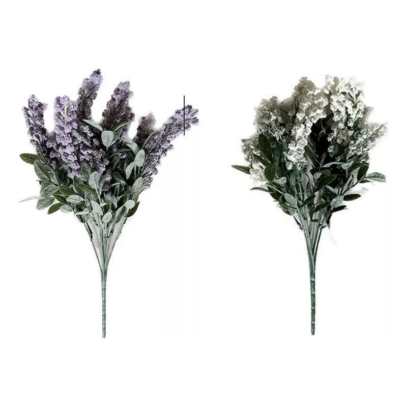 Flores Artificiales Lavanda Anticaida Lavanda 3d Artificial