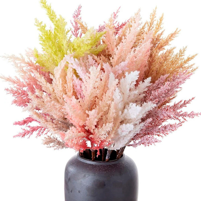 Rama Pampas Grass Spray Astilbe Emivery Artificial Esponjosa