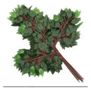 Pack De 12 Hojas Ramas Artificial Verde Follaje Ficus Arbol Verde