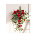 Pack 2 Barras Colgantes De Rosas Enredaderas Realista Artifi