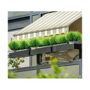 Pack De 4 Hierbas Planta Artificial Follaje Jardin Ecodeco Verde