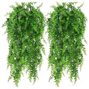 Pack 2 Helechos Fino Colgant Artificial Vara Frondosa Boston Color Verde