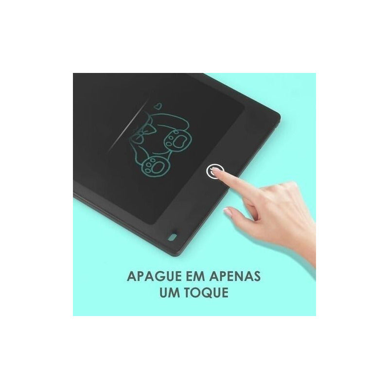 Tablet Magic Whiteboard Para Niños, Se Apaga Digitalmente Con Un Solo Toque, Color Negro