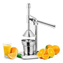 Prensa Exprimidor Cítricos Manual Theck Acero Inoxidable Gris