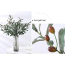 Ramas De Olivo, Plantas Artificiales, Frutas Olivo Flor Verde