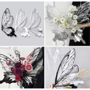 20 Piezas Papel Celofán Coreano Con Forma Mariposa