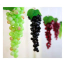 Pack 6 Uvas Artificiales Fruta Sintética Decoración Bodegón