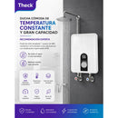 Calefón Eléctrico Instantáneo 5500w Ipx4 Temperatura Led