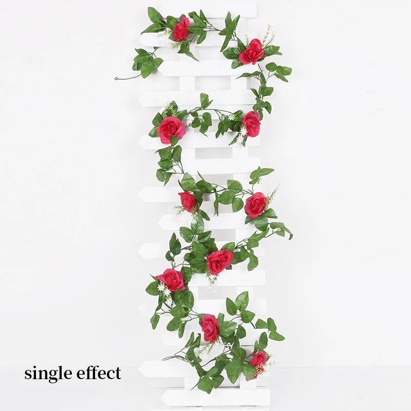 Enredaderas De Rosas Artificiales, Rosas Decoracion