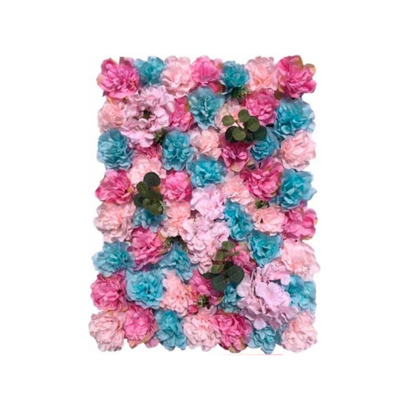 Flores Artificiales Oweru Pared,guirnalda Panel Polvo Fruta