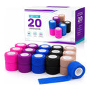 Set 20 Vendas Autoadhesivas Theck 2.5cm X 4.5m Elásticas Surtido
