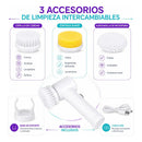 Cepillo Eléctrico Magic Brush 5 En 1 Recargable Usb Blanco