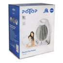 Caloventor Potop 2000w Frío/calor Con Termostato Y Asa Transporte Blanco