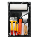 Kit Pintura 7 Piezas Rodillo Brochas Espátula Theck