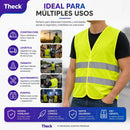 Chaleco Reflectante Seguridad Alta Visibilidad Amarillo Unic Amarillo Unica