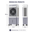 Enfriador De Aire Theck 45l 220w Con Control Remoto Blanco