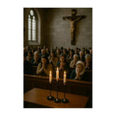 Set De 3 Porta Velas Candelabro Metálico Mónaco Negros Negro