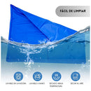 Manta Gel Frío Fría Para Mascotas Md:50x65 Cm Perro Gato Color Azul Azul Marino Rectangular
