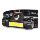Foco Cintillo Theck Led Cob Recargable Con Iman Para Trabajo