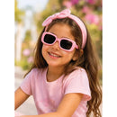Anteojos Gafas De Sol Niña Lentes Gafas Infantil Vintage Vintage Rosa Negro